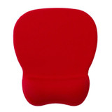 MONTIAN MF-01 Oval Slow Rebound Memory Cotton Soft Bracer Mouse Pad(Red)