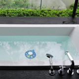 2 PCS Sewer Floor Drain Pool Plug Silicone Waterproof Bathtub Plug(Snowflake)