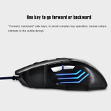 IMICE X7 2400 DPI 7-Key Wired Gaming Mouse with Colorful Breathing Light, Cable Length: 1.8m(Skin Black Color Box Version)