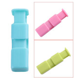 10 PCS Locking Square Clip Fruit And Vegetable Fresh-Keeping Bag Sealing Clip Convenient Press Spring Sealing Clip,Random Color Delivery