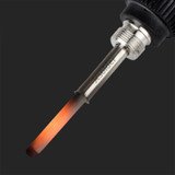 Metallic LCD Temperature Regulating Soldering Iron And Soldering Iron Tip Set Electric Soldering Iron Welding Tool(110V US Plug Bronze Head Red)