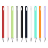 2 Sets 3 In 1 Stylus Silicone Protective Cover + Two-Color Pen Cap Set For Huawei M-Pencil(Red)