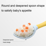 Children Eating Training Tableware Baby Bendable Silicone Soft Spoon, Color: Yellow