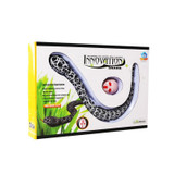 Tricky Funny Toy Infrared Remote Control Scary Creepy Snake, Size: 38*3.5cm(Black)