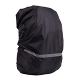 Reflective Light Waterproof Dustproof Backpack Rain Cover Portable Ultralight Shoulder Bag Protect Cover, Size:XS(Black)