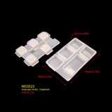 2 PCS DIY Keycap Silicone Mold OEM Mechanical Keyboard Silicone Mold, Style: MD3523