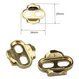 10pcs /Set Bicycle Pedal Egg Beater Locking Plate Brass Bike Pedal Locking Plate Accessories(ST001)