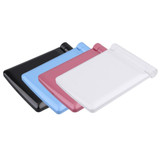 2 PCS Lady Cosmetic Vanity Mirror Folding Portable Pocket  Built-in LED Lighting Bulbs(Pink)