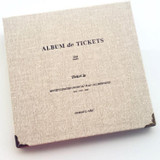 Bill Storage Book Concert Tickets Movie Ticket Train Ticket Favorites Albums Book(Gray White)