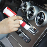 Car Wash Brush Soft Hub Multi-Function Dust Removal Tool, Color: Red White Air Outlet Brush