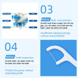 BMBO Portable Boxed Care Floss Stick Disposable Dental Care Floss Stick 50 / Pack