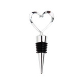 Creative Heart Design Wine Bottle Stopper(Silver)