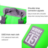 Outdoor Waterproof Dry Dual Shoulder Strap Bag Dry Sack, Capacity: 30L (Yellow)
