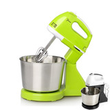 Portable Blender Electric Dough Cake Mixer Egg Whisk  Baking Whipping Cream Machine EU Plug (Green)