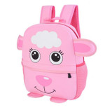 Cute Kid Toddler School Bags Kindergarten Children bag 3D Cartoon Animal Bag(Goat)
