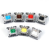 10 PCS Gateron G Shaft Black Bottom Transparent Shaft Cover Axis Switch, Style: G3 Foot (Black Shaft)