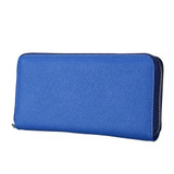 Antimagnetic RFID Genuine Leather Passport / Card Holder / Car Keys Package(Blue)