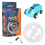 S618 360 Degree Rotary Mini High Speed Laser Pocket Car Racing Model Vehicle Toy(Blue)