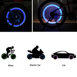 2 PCS Wheel Tyre Lamp With Battery for Car / Motorbike / Bike(Blue Light)