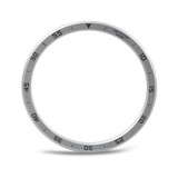 For Samsung Galaxy Watch4 40mm Smart Watch Time Steel Bezel Ring(Silver)