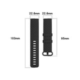 Color Buckle TPU Wrist Strap Watch Band for Fitbit Charge 4 / Charge 3 / Charge 3 SE, Size: S(Champagne)