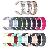 Color Buckle TPU Wrist Strap Watch Band for Fitbit Charge 4 / Charge 3 / Charge 3 SE, Size: S(Light Purple)