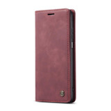 For Realme 10 Pro 5G CaseMe 013 Multifunctional Horizontal Flip Leather Phone Case(Wine Red)