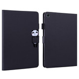 For Samsung Galaxy Tab S6 Lite Cartoon Buckle Leather Tablet Case(Black)