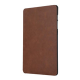 For Samsung Galaxy Tab S6 Lite P610 TPU Flip Tablet Protective Leather Case(Brown)