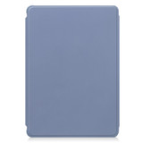 For Samsung Galaxy Tab S9 360 Rotation Transparent Smart Leather Case(Lavender)