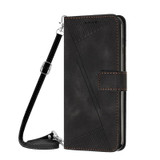 For Xiaomi Redmi K60 / K60 Pro Dream Triangle Leather Phone Case with Lanyard(Black)