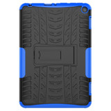 For Amazon Fire HD 8 (2020) Tire Texture Shockproof TPU+PC Protective Case with Holder(Blue)