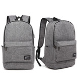 Universal Multi-Function Oxford Cloth Laptop Shoulders Bag Backpack with External USB Charging Port, Size: 45x31x16cm, For 15.6 inch and Below Macbook, Samsung, Lenovo, Sony, DELL Alienware, CHUWI, ASUS, HP(Grey)