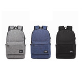 Universal Multi-Function Oxford Cloth Laptop Shoulders Bag Backpack with External USB Charging Port, Size: 45x31x16cm, For 15.6 inch and Below Macbook, Samsung, Lenovo, Sony, DELL Alienware, CHUWI, ASUS, HP(Grey)