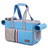 DODOPET Outdoor Portable Oxford Cloth Cat Dog Pet Carrier Bag Handbag Shoulder Bag, Size: 43 x 19 x 26cm (Sky Blue)