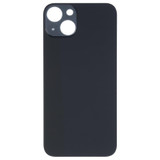 Easy Replacement Big Camera Hole Glass Back Battery Cover for iPhone 14(Black)