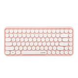 Ajazz 308I Tablet Mobile Phone Computer Household Office Wireless Keyboard(Pink)