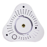 ESCAM Q8 960P 360 Degrees Fisheye Lens 1.3MP WiFi IP Camera, Support Motion Detection / Night Vision, IR Distance: 5-10m, UK Plug(White)