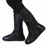 High Tube Rainproof Snowproof Adult Shoe Cover Size: XXXXL(Black)