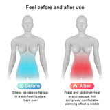 Women Menstrual Cramp Relief Pain Health Care Warm Uterus Belt Heat Moxibustion and Nuan Gongbao Hot Compress(White)