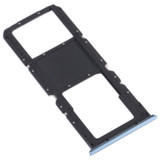 For OnePlus Nord N200 5G DE2118 / DE2117 SIM Card Tray + Micro SD Card Tray (Blue)