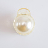 Girls Pearl Mini Hair Claw Women Hair Crab Hair Claws Makeup Washing Tool Hair Accessories(Champagne)