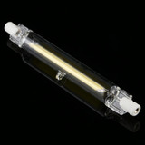 R7S 110V 13W 118mm COB LED Bulb Glass Tube Replacement Halogen Lamp Spot Light(6000K White Light)