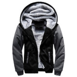 Winter Parka Men Plus Velvet Warm Windproof Coats Large Size Hooded Jackets, Size: 5XL(Red)