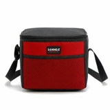 SANNE Picnic Lunch Bag Outdoor Thermos Portable Travel Shoulder Bag Recreation Tourism Equipment(Red)