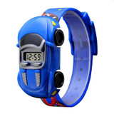 SKMEI 1241 Fashion Cute Cartoon Car Children Digital Watch(Blue)