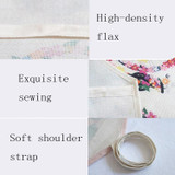 Fabric Linen Cleaning Apron Christmas Party Decoration Apron, Size: 68x55cm(WQ-001523)
