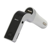 G7 Car Hands-Free Bluetooth FM Player MP3(Silver)