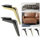 S699 Sickle Metal Furniture Support Leg, Height: 15cm(Gun Black)