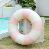 Thickened Outdoor Water Sports Children Swimming Ring, Outer Diameter: 70cm(Pink Grid)